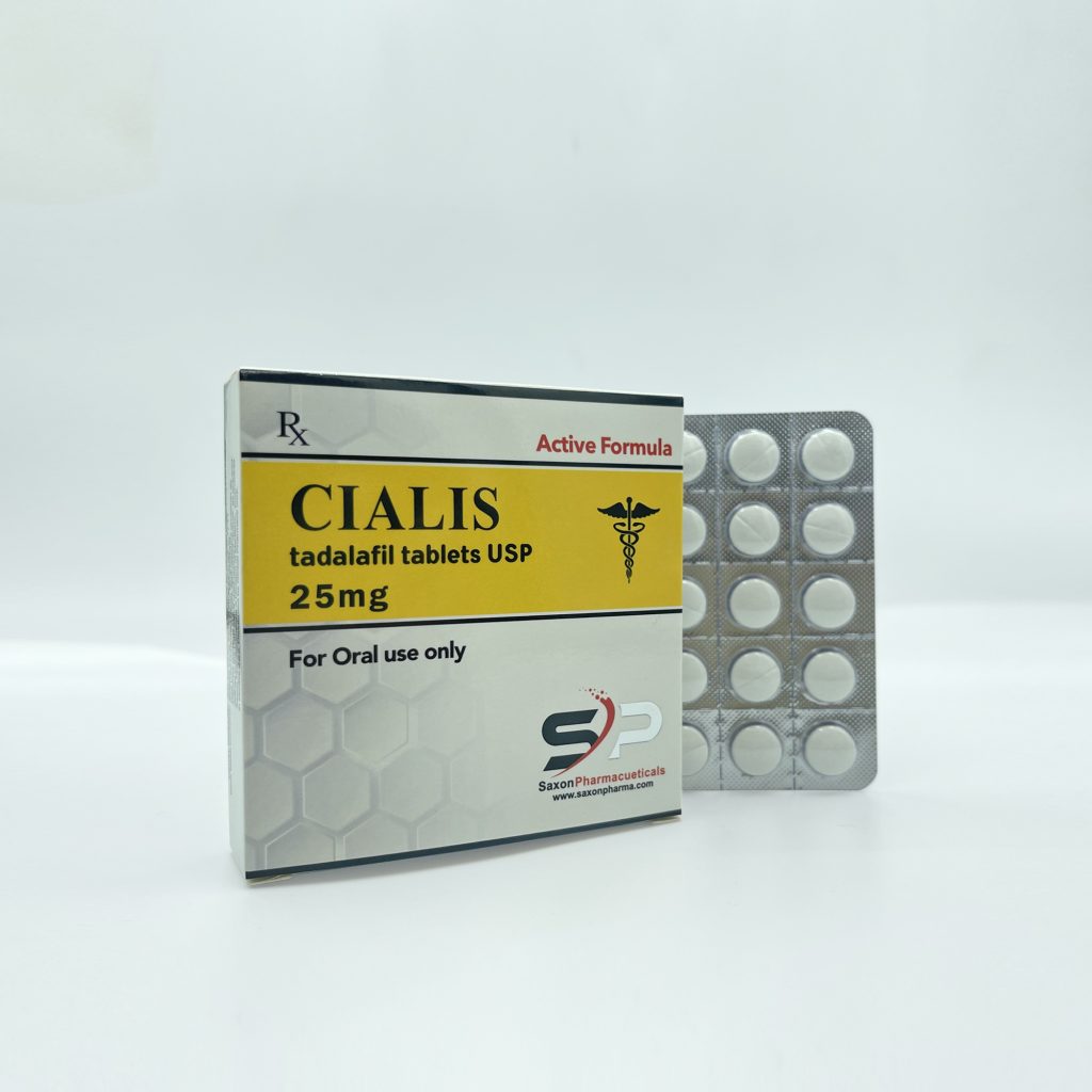 Discover Cialis 25 Mg 50 Tablets Saxon Pharma USA