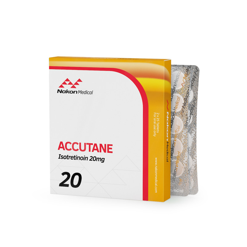 Pick Accutane 20mg 50 Tablets Nakon Medical INT