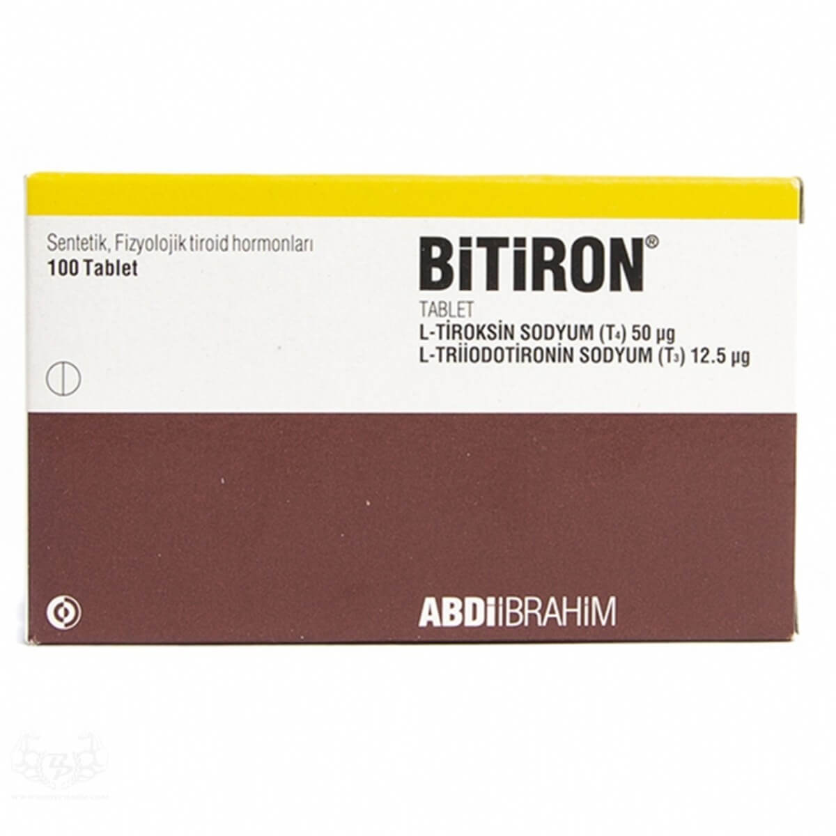 Get Bitiron 100 Tablets 50 Mcg (T3-T4 Mix) Abdi Ibrahim EXP