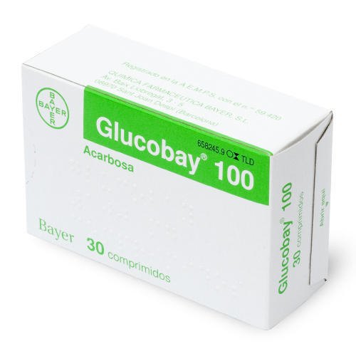 Buy Glucobay 100 Mg 90 Tablets Bayer