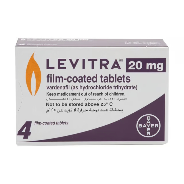 Purchase Levitra 20mg 2 Tablets Bayer