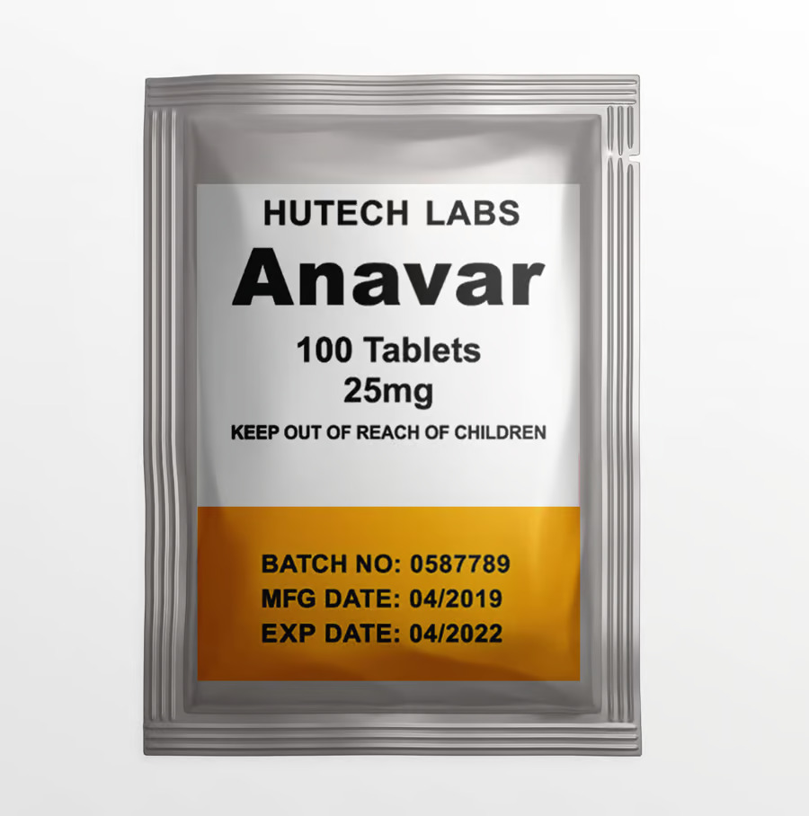 Grab Anavar 25 Mg 100 Tablets Hutech Labs USA