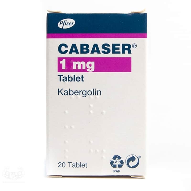 Purchase Cabaser (Dostinex) 1mg 20 Tablets Pfizer