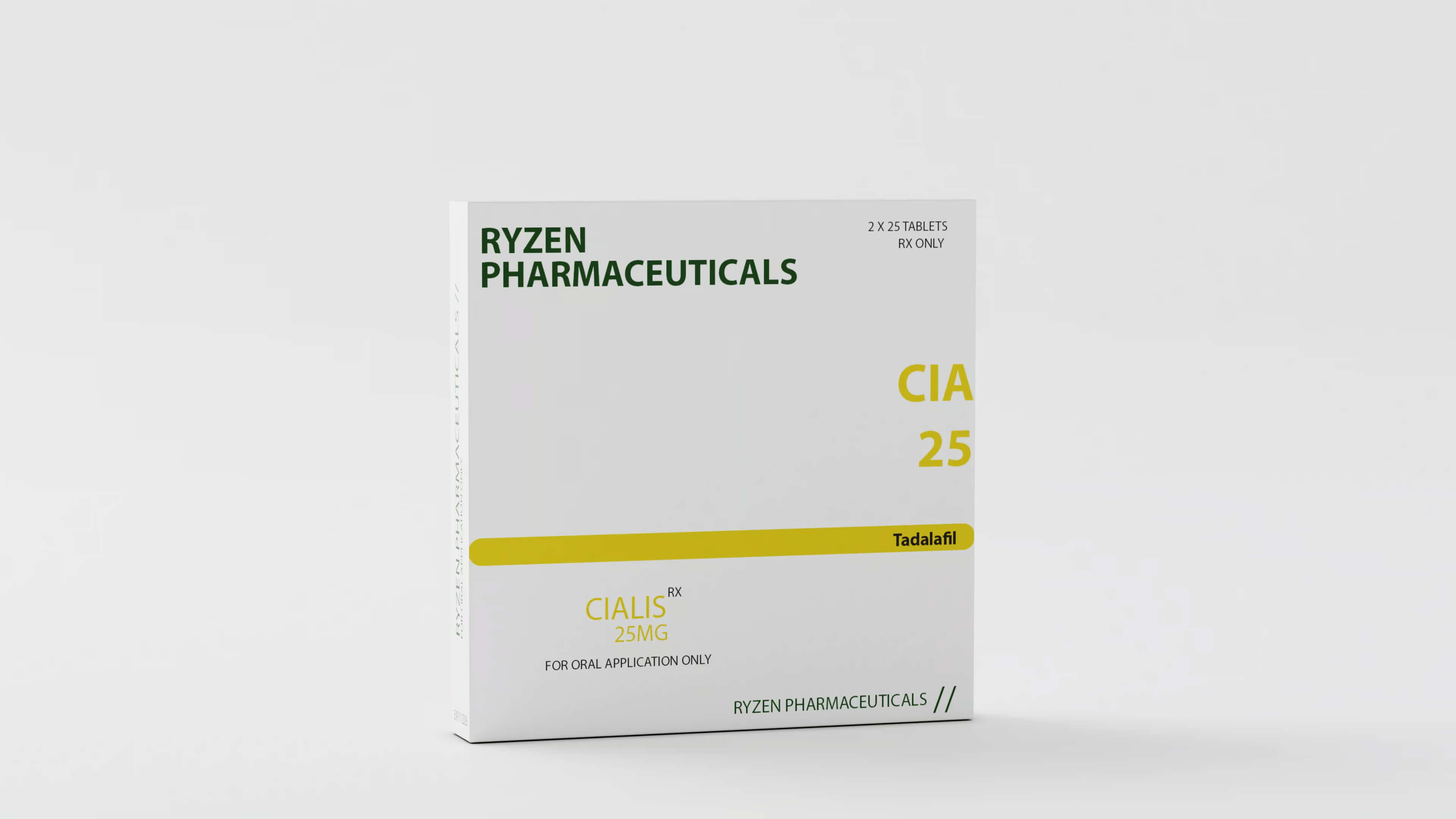 Order Cialis 25mg 50 Tablets Ryzen Pharma USA