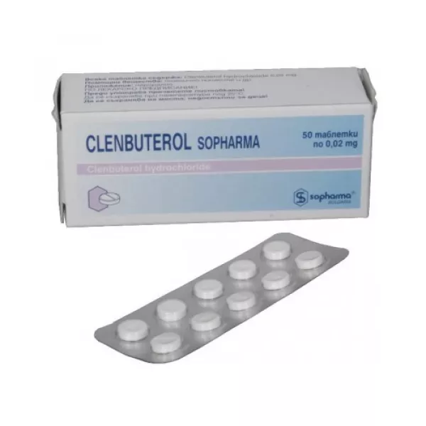 Grab 10 X Clenbuterol Sopharma 50 Tabs