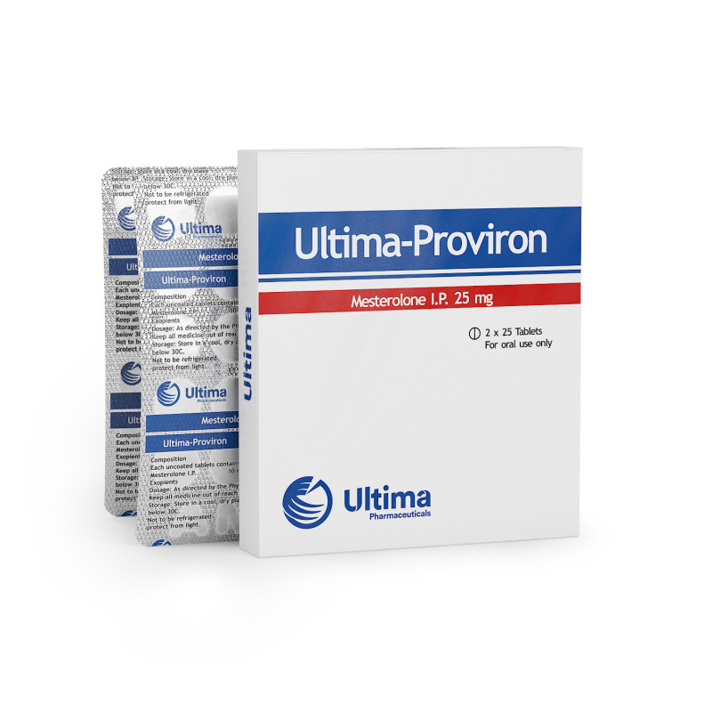 Pick Ultima-Proviron 25 Mg 50 Tablets Ultima Pharma INT