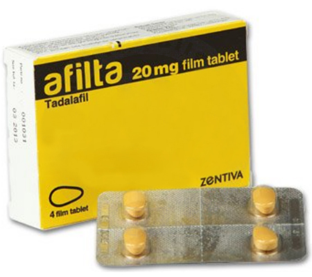 Shop Afilita 20 Mg 4 Tablets Zentiva